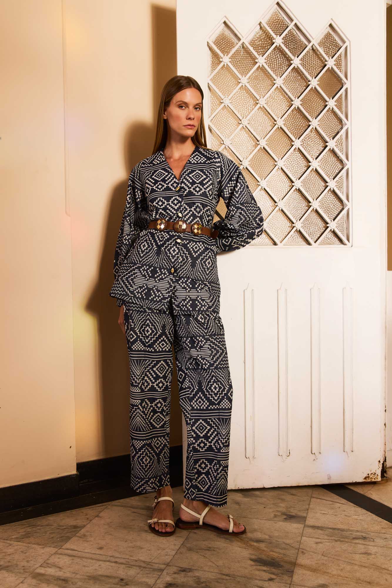 Calça Trama Indigo