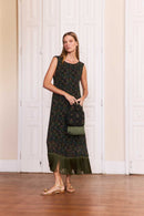 Vestido Franja Jardim Noturno