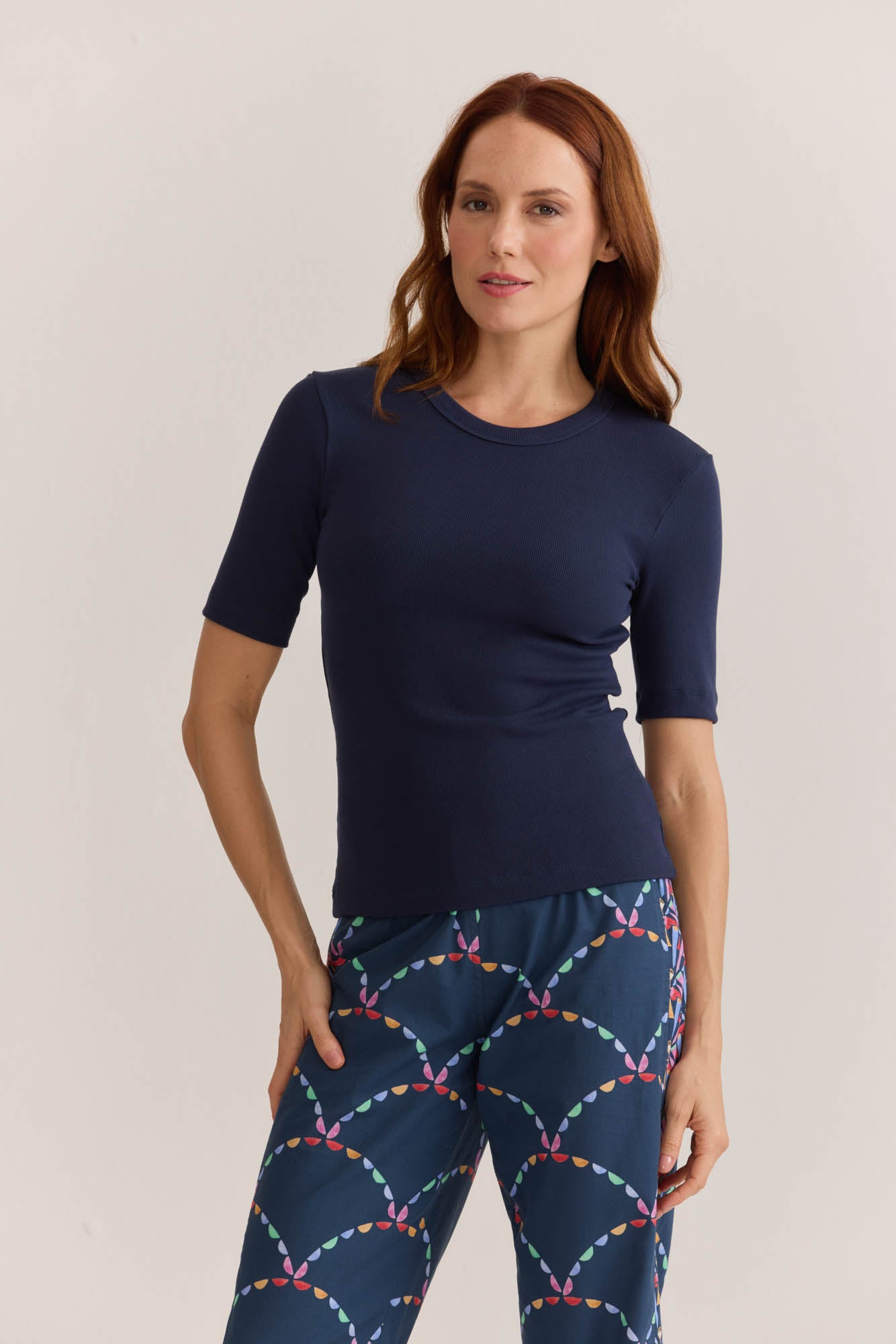 T-shirt Anpô Basic Marinho