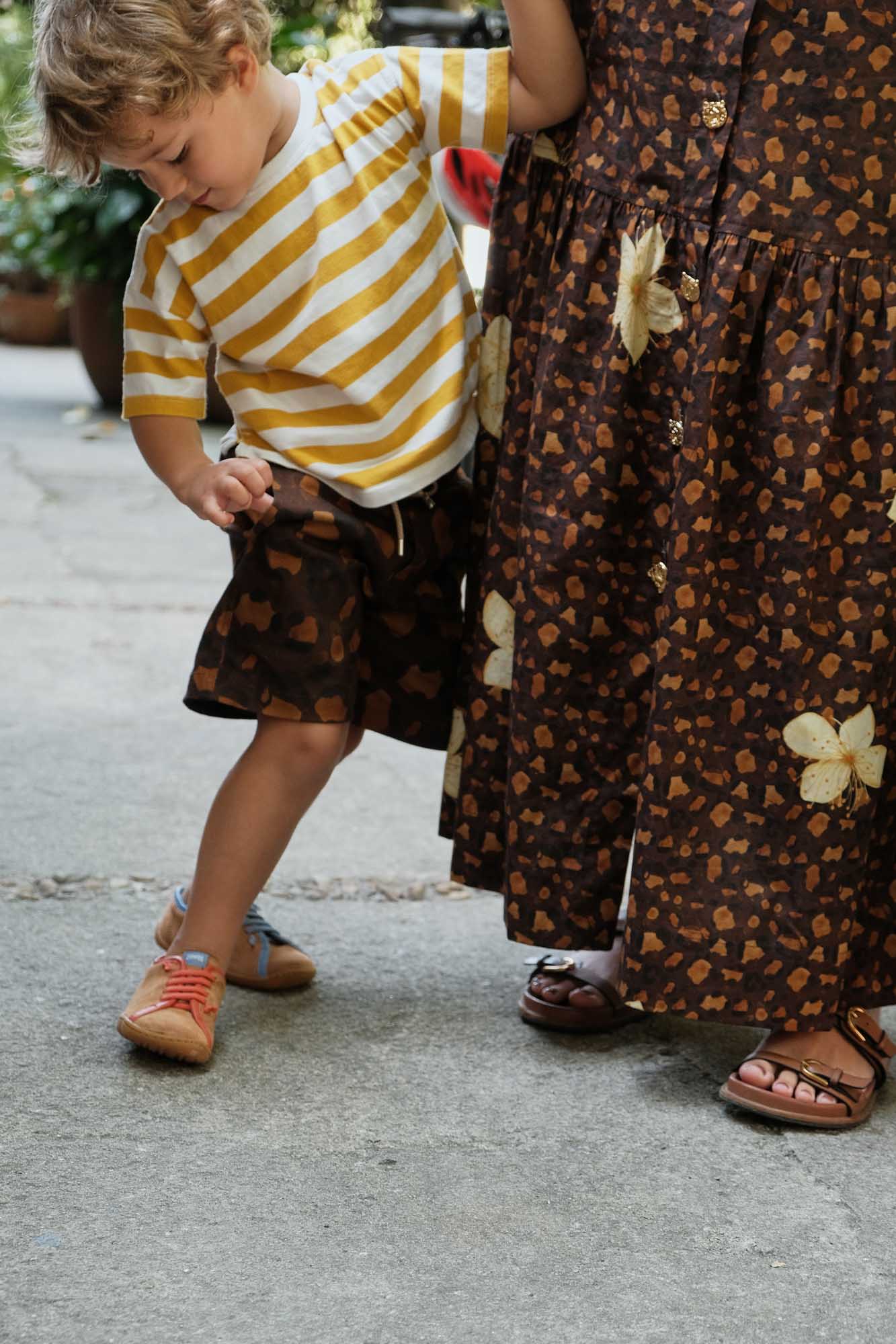 Short Infantil Sarja Onça Pintada