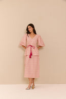 Vestido Saia Macramê