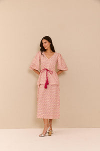 Vestido Saia Macramê