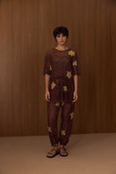 Tshirt Tule Onça Floral