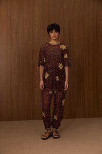 Tshirt Tule Onça Floral