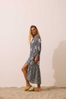 Vestido Babado Onda Solar