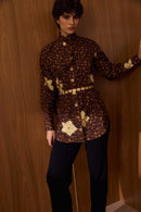 Camisa Maxi Onça Floral