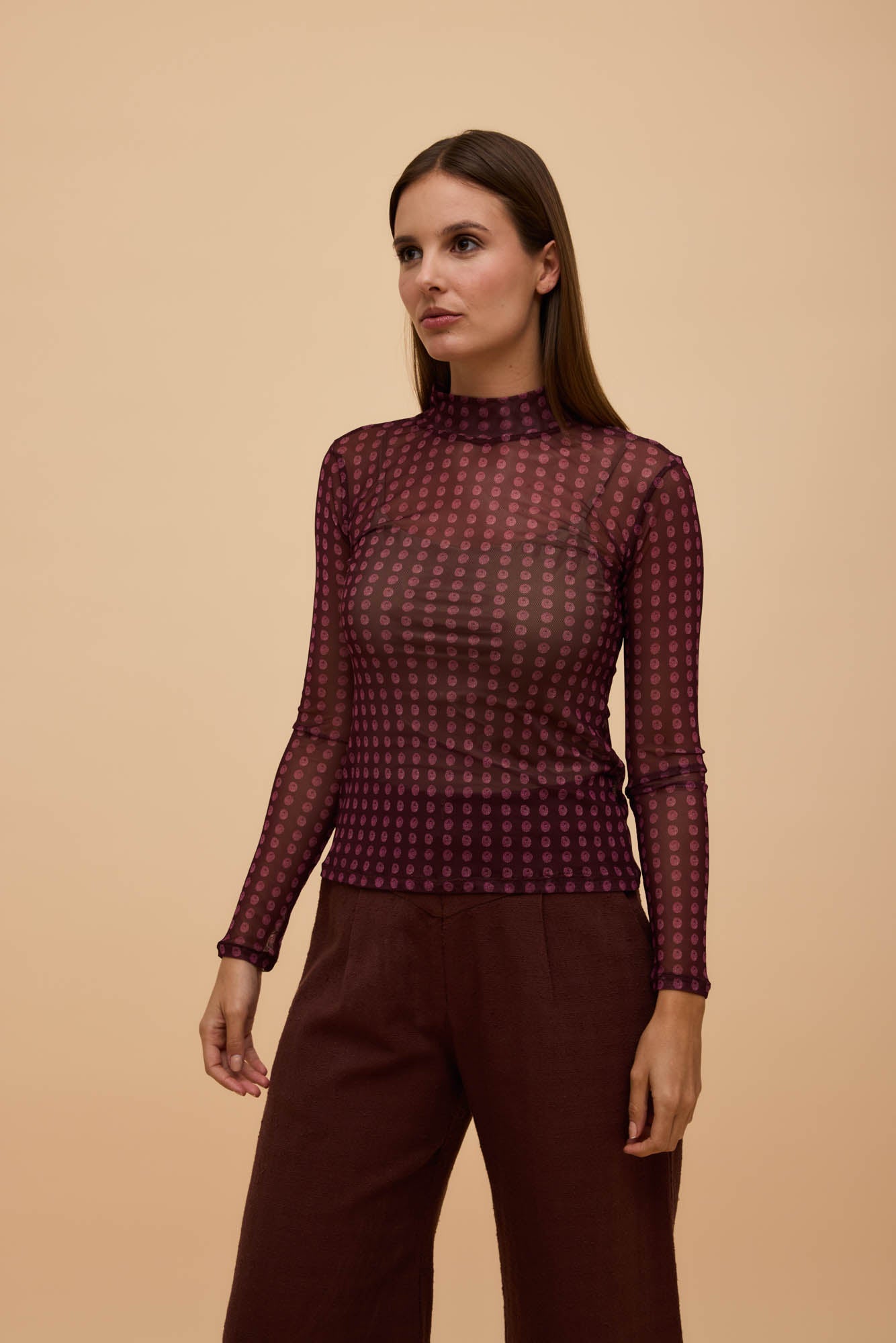 Blusa Tule Oliva