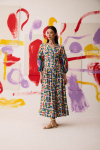 Vestido Gili Quadros