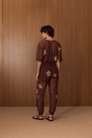 Calça Tule Onça Floral