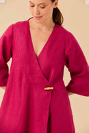 Vestido Rosa Hibisco