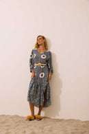 Vestido Babado Onda Solar