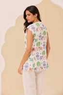 Blusa Colete Mix Índia