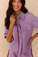 Camisa Sarja Lilás