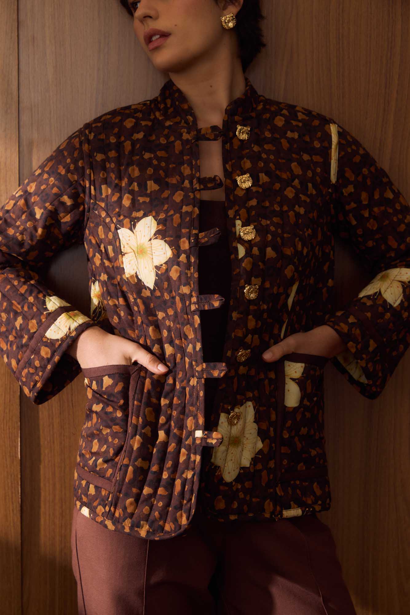 Jaqueta Onça Floral
