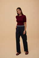 Calça Alfaiataria Algodão Jeans