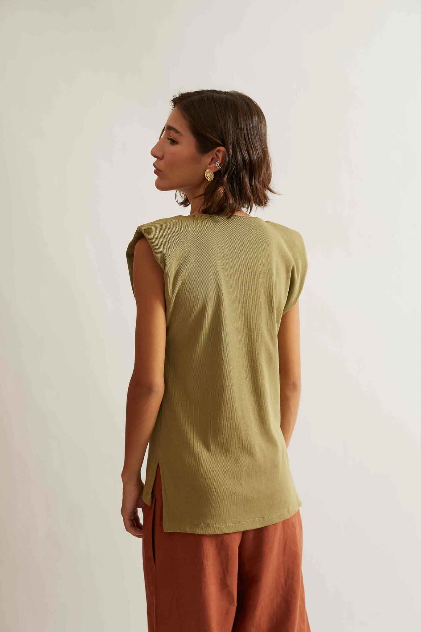 Muscle Tee Verde Jaca