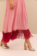 Vestido Franja Mix Trançado