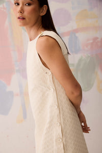 Vestido Botões Tela
