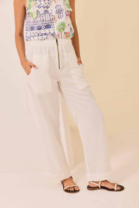 Calça Pala Branco Lótus