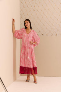 Vestido Franja Mix Trançado