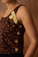Top Reto Onça Floral