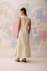 Vestido Botões Tela