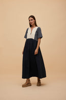 Vestido Algodão Jeans