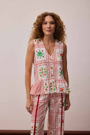 Blusa Botão Frente Sapori