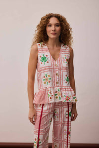 Blusa Botão Frente Sapori