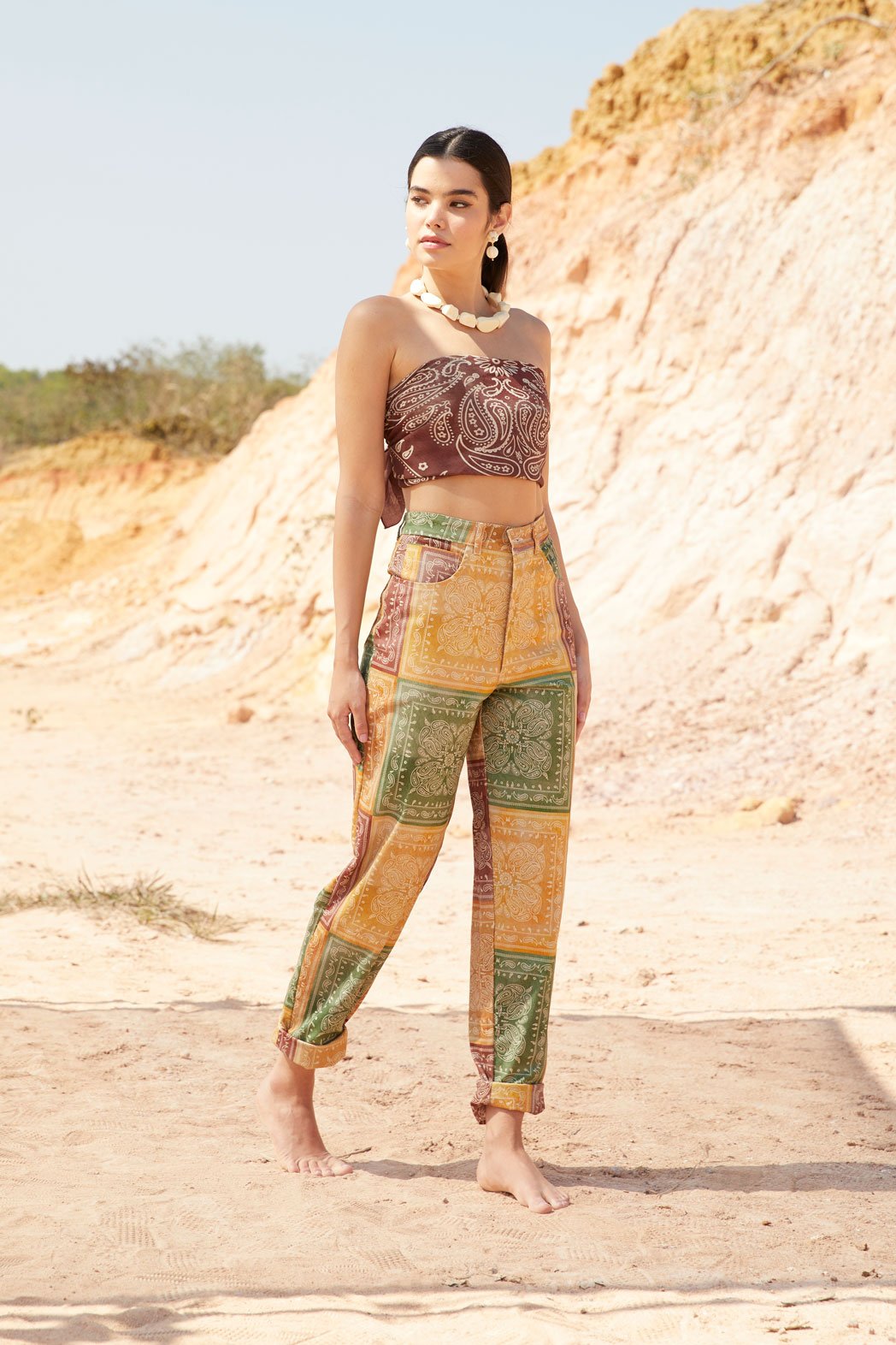 Calça five pockets Pitanga