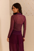 Blusa Tule Enlace
