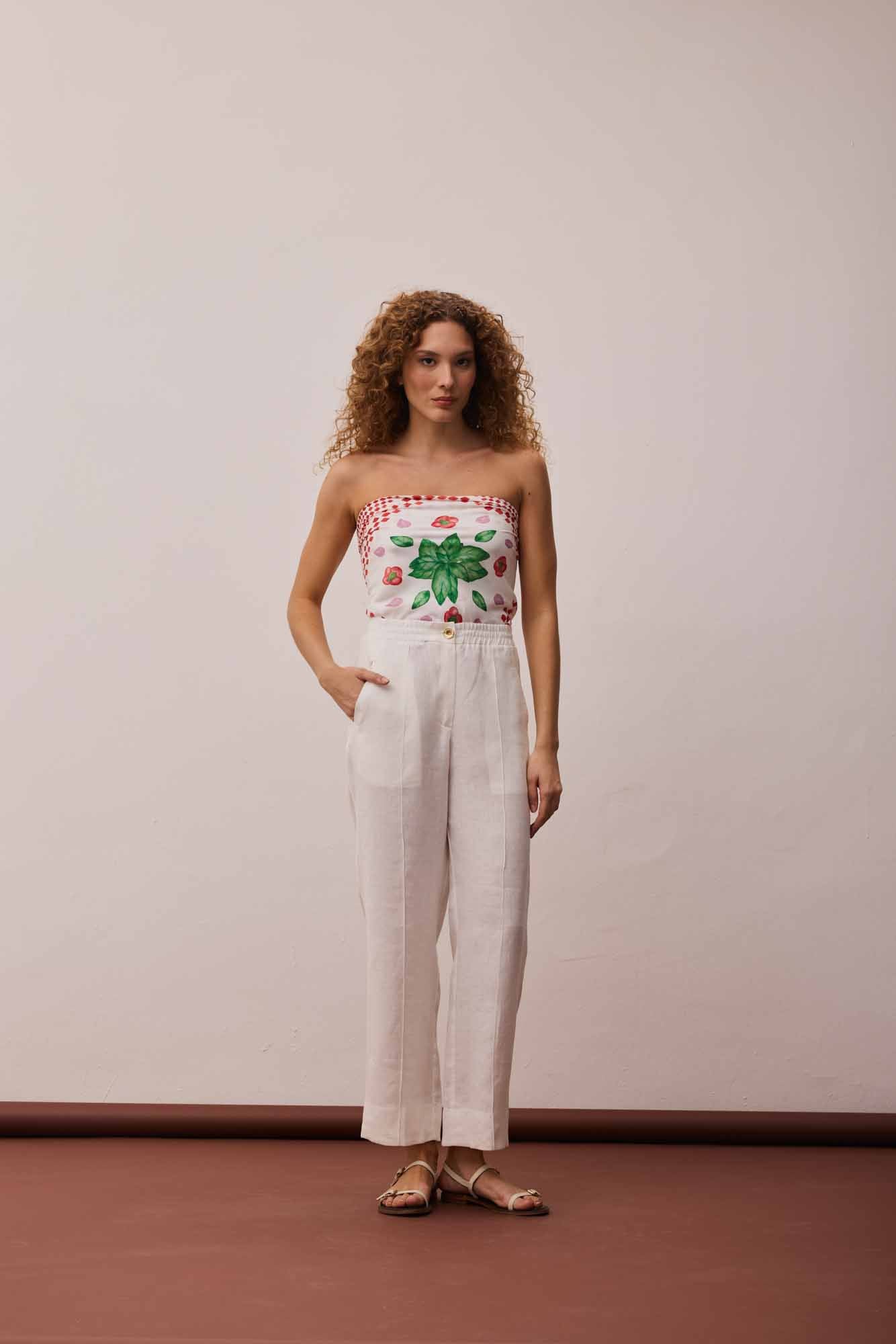Calça Alfaiataria Branca