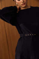Blusa Cinto Comfy Preto