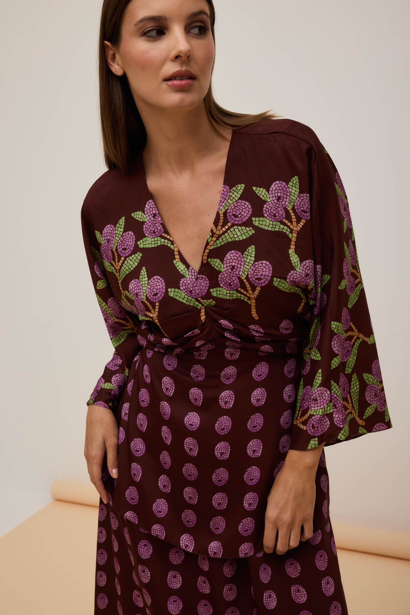 Vestido Pala Babado Oliva
