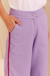 Calça Sarja Lilás