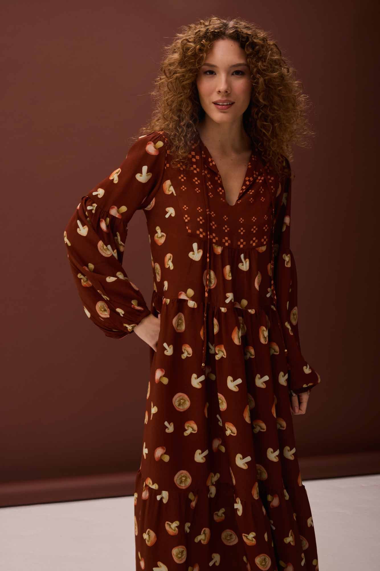 Vestido Mix Funghi
