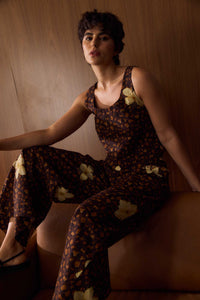 Calça Pantalona Onça Floral