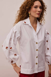 Camisa Bordada Funghi