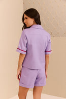 Camisa Sarja Lilás