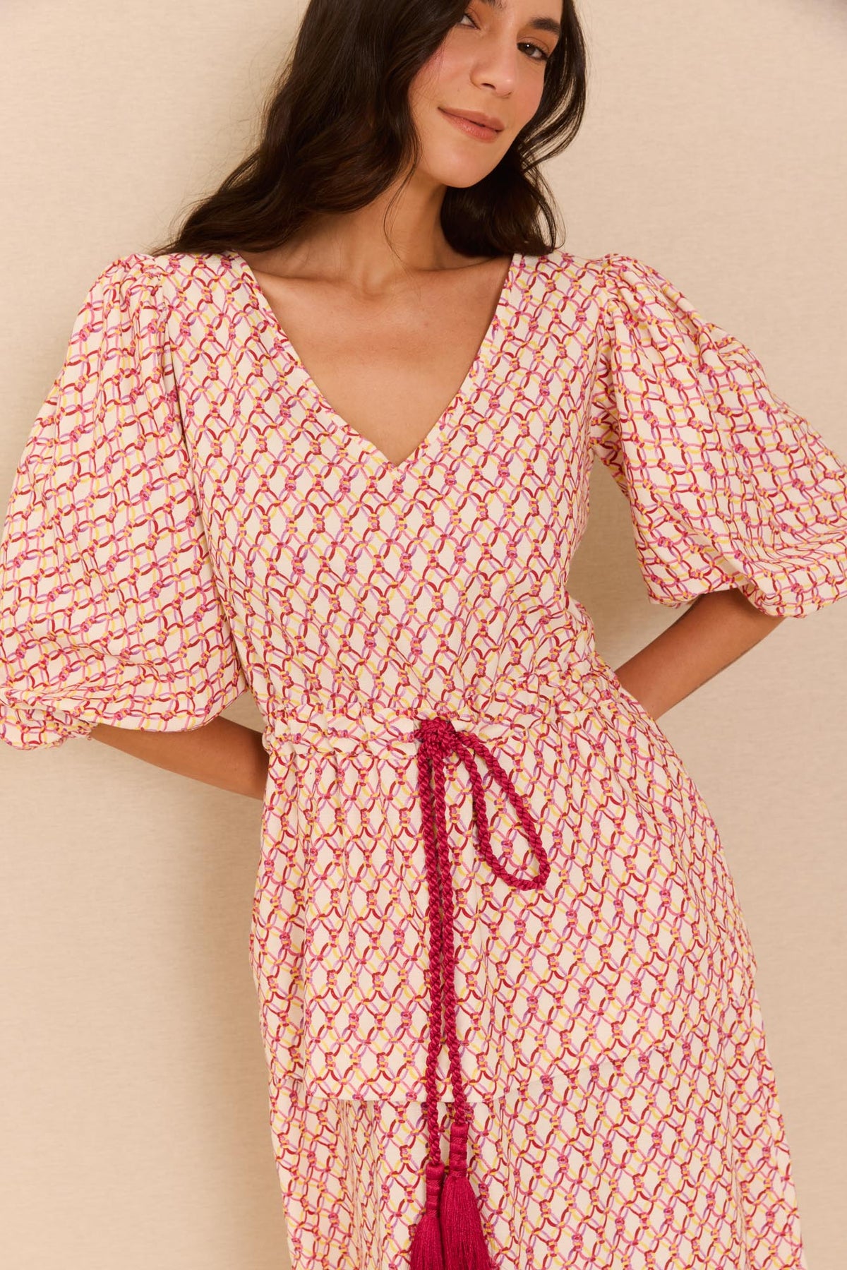 Vestido Saia Macramê