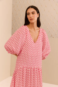 Vestido Franja Mix Trançado