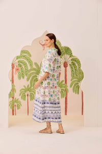 Vestido Barrado Mix Índia