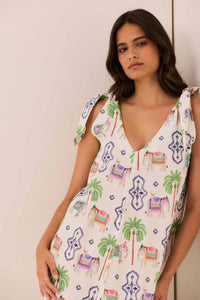 Vestido Nó Mix Índia