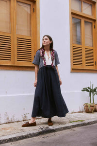 Vestido Algodão Jeans
