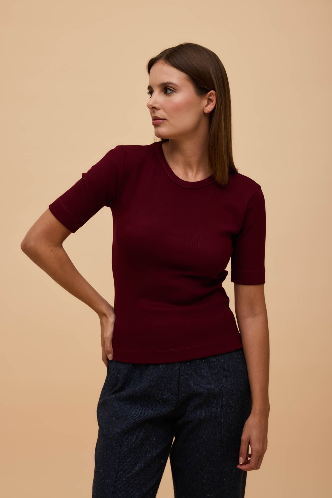 Tshirt Anpo Basic Oliva