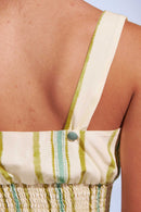 Cropped Lastex Renascer Listrado