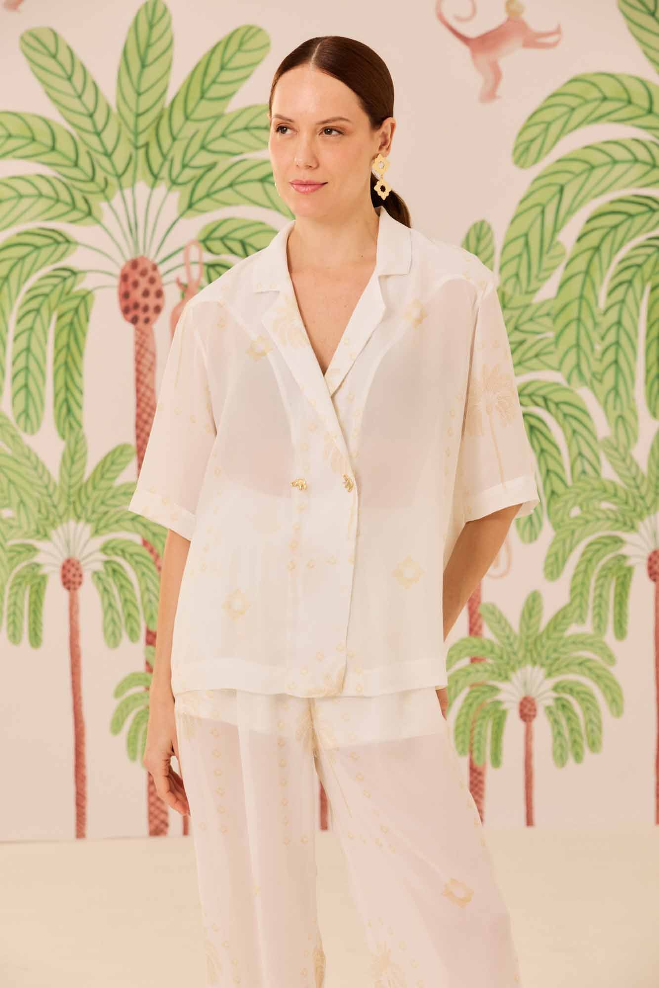 Camisa Transpasse Shanti