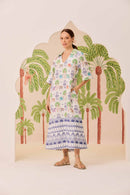 Vestido Barrado Mix Índia