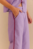Calça Sarja Lilás