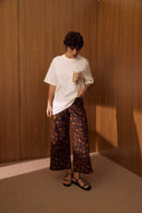 Tshirt Bolso Bordado Onça